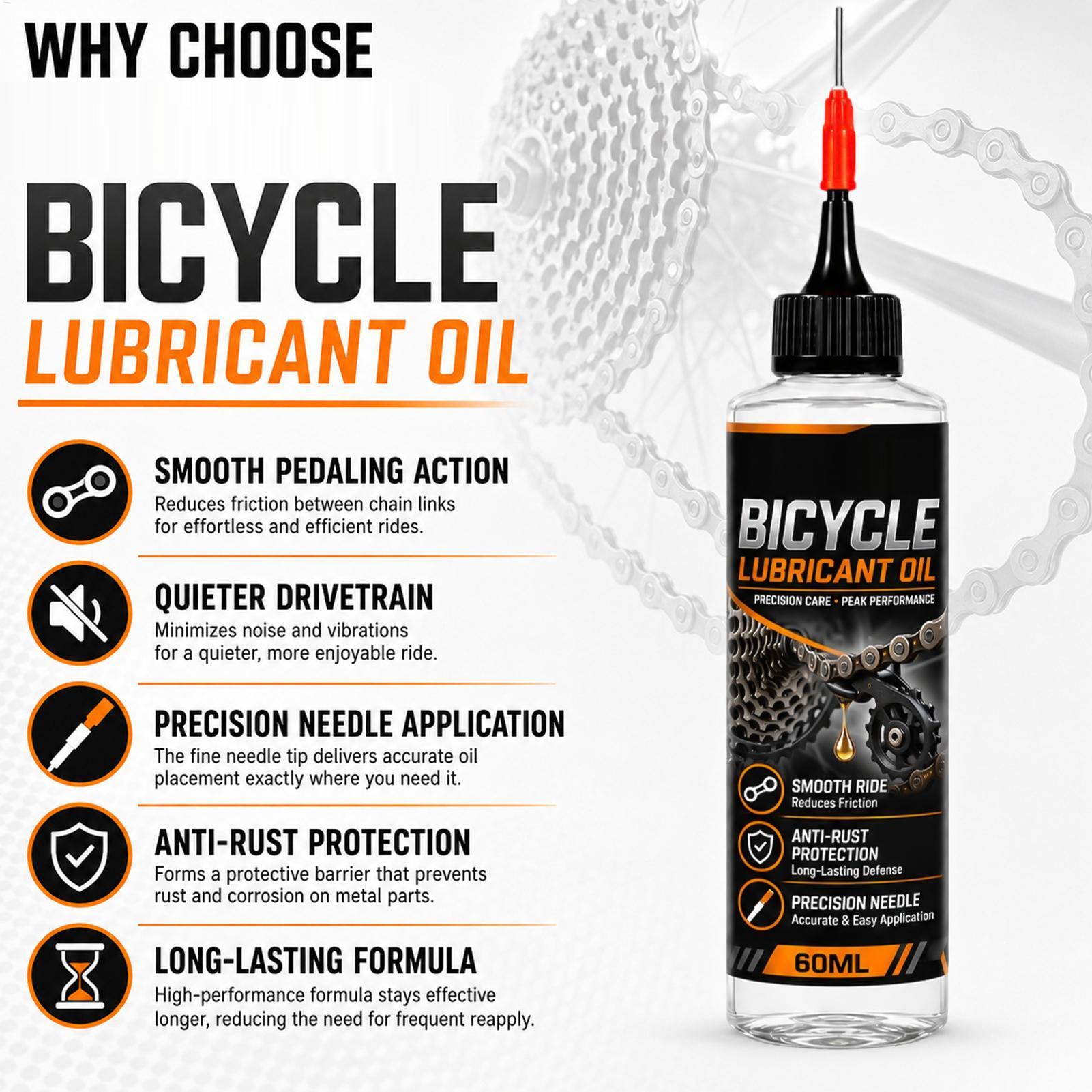 Motorcycle Gear Oil For Chain - Bisiklet Zinciri Yağı 60ml Bisiklet Bakım