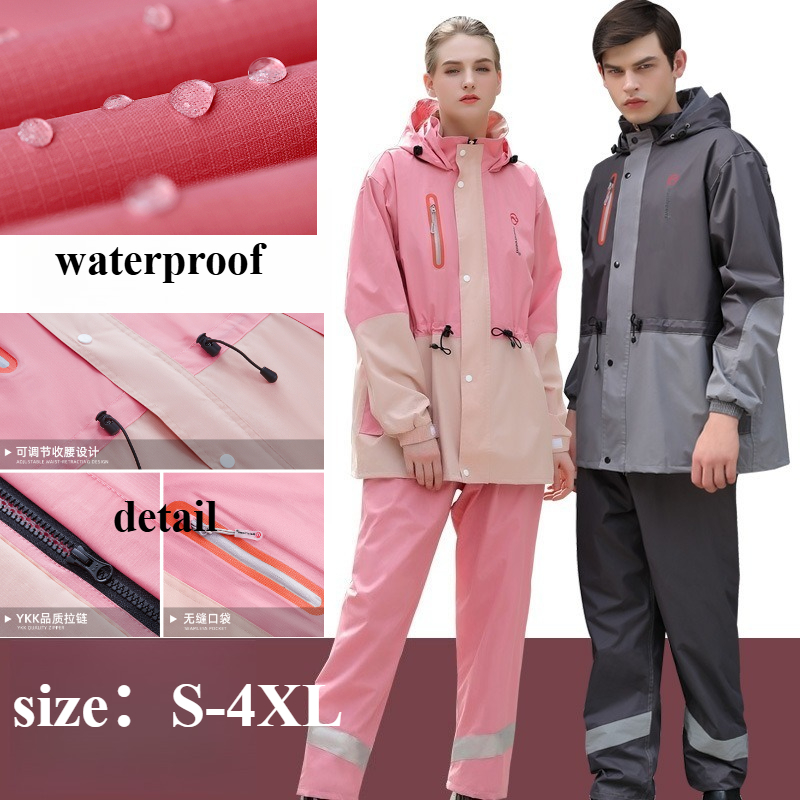 Motorcycle Rain Suit - Erkekler ve Kadınlar için Motosiklet Sürücüsü