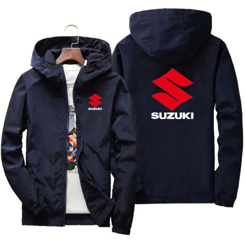 Motorcycle Gear Hoodie - Suzuki Gençlik Kore Versiyonu İnce Kapüşonlu