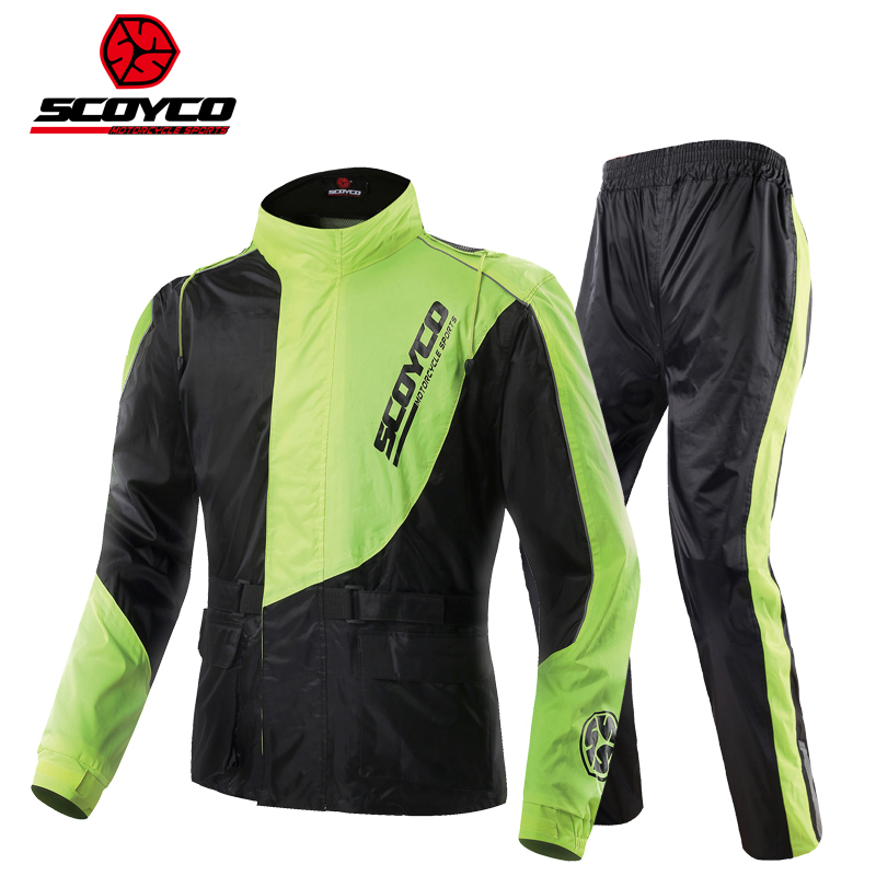 Motorcycle Rain Suit - SCOYCO Motosiklet Sürme Yağmurluk Pantolon takım