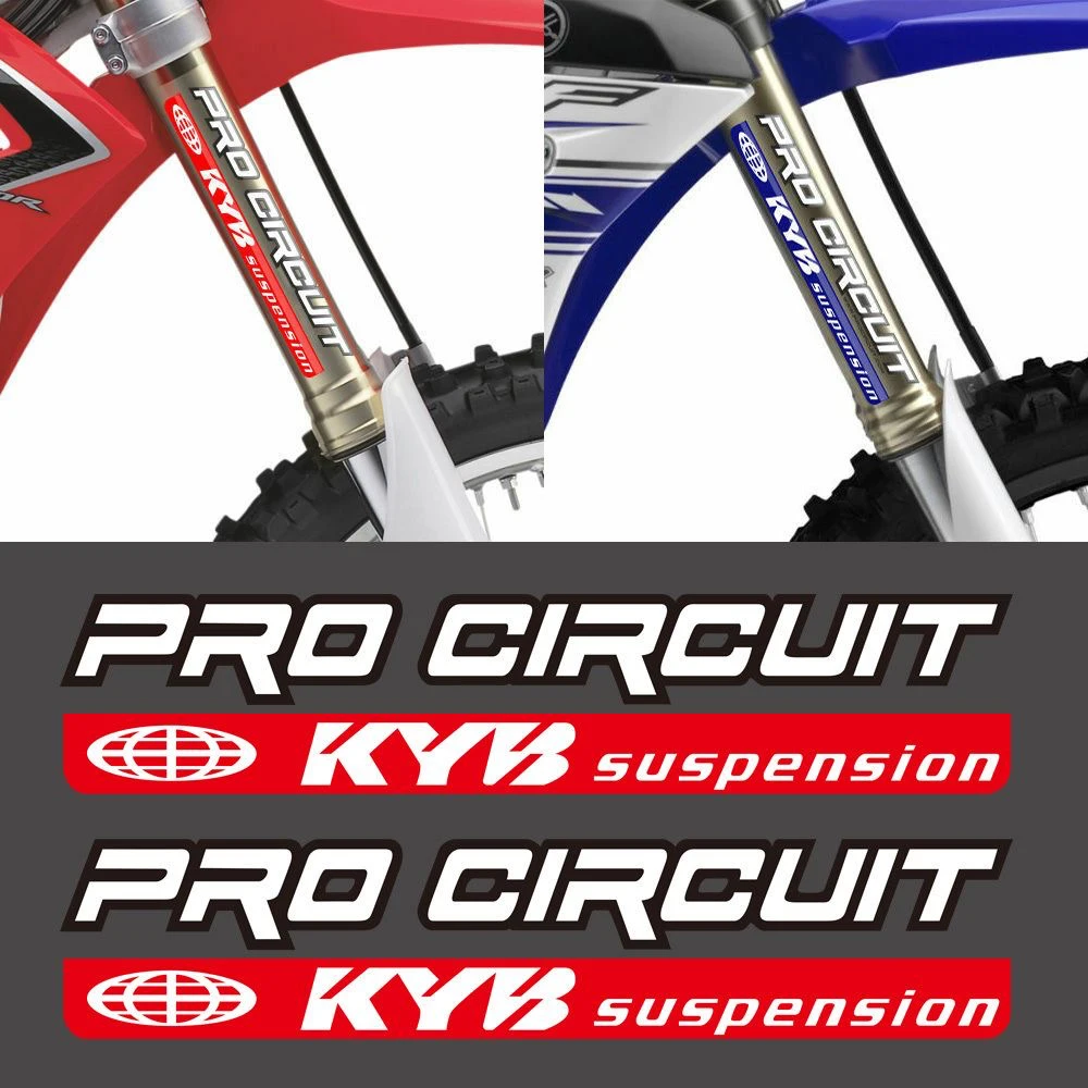 Motorcycle Gear Deals - PRO CIRCUIT KYB Süspansiyon Çatalı Çıkartmaları