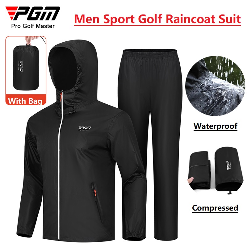 Motorcycle Rain Suit - Pgm Erkekler Golf Yağmurluk Yağmur Pantolon