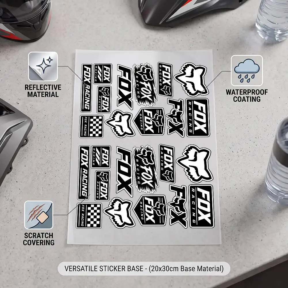 Foxing RA-C-ing Yüksek Görünür - Motorcycle Gear Fox incelemesi ve fiyatı