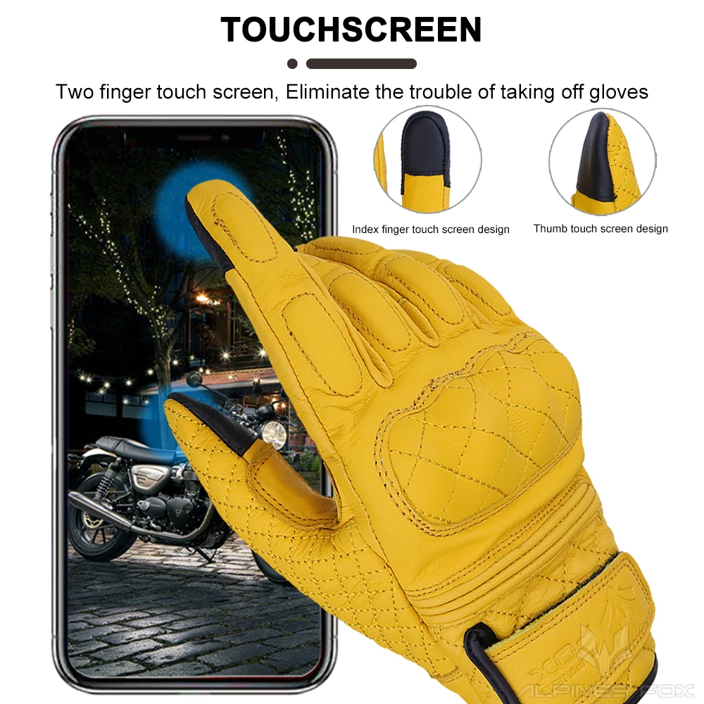 Retro motosiklet eldivenleri G - Motorcycle Gear Fox incelemesi ve fiyatı