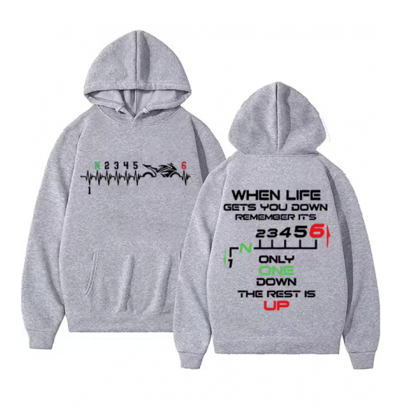 1N23456 Unisex Motosiklet Dişl - Motorcycle Gear Hoodie incelemesi ve fiyatı