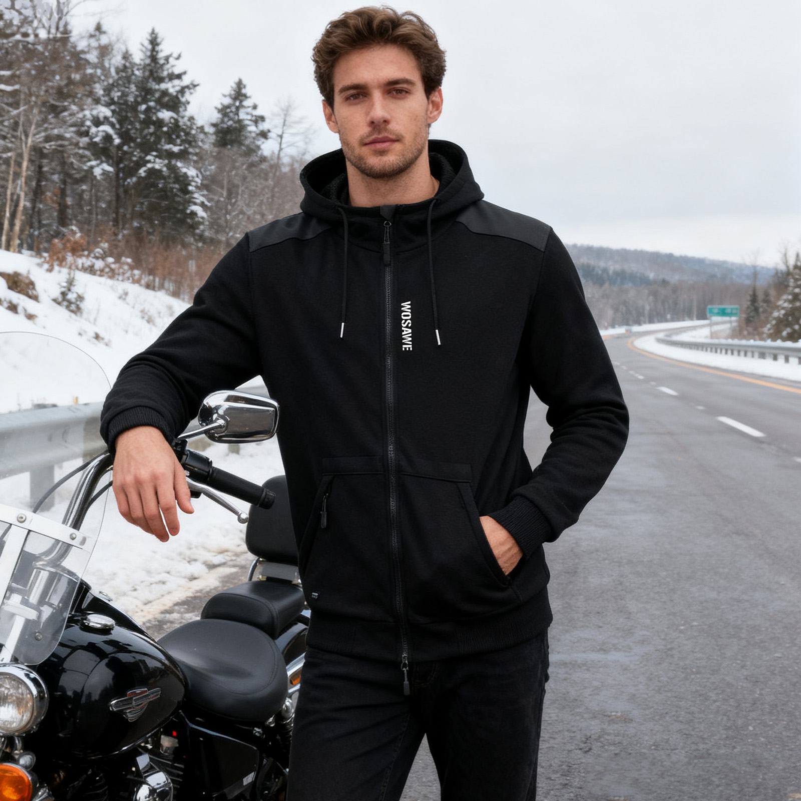 WOSAWE Motosiklet Kapüşonlu Ce - Motorcycle Gear Hoodie incelemesi ve fiyatı
