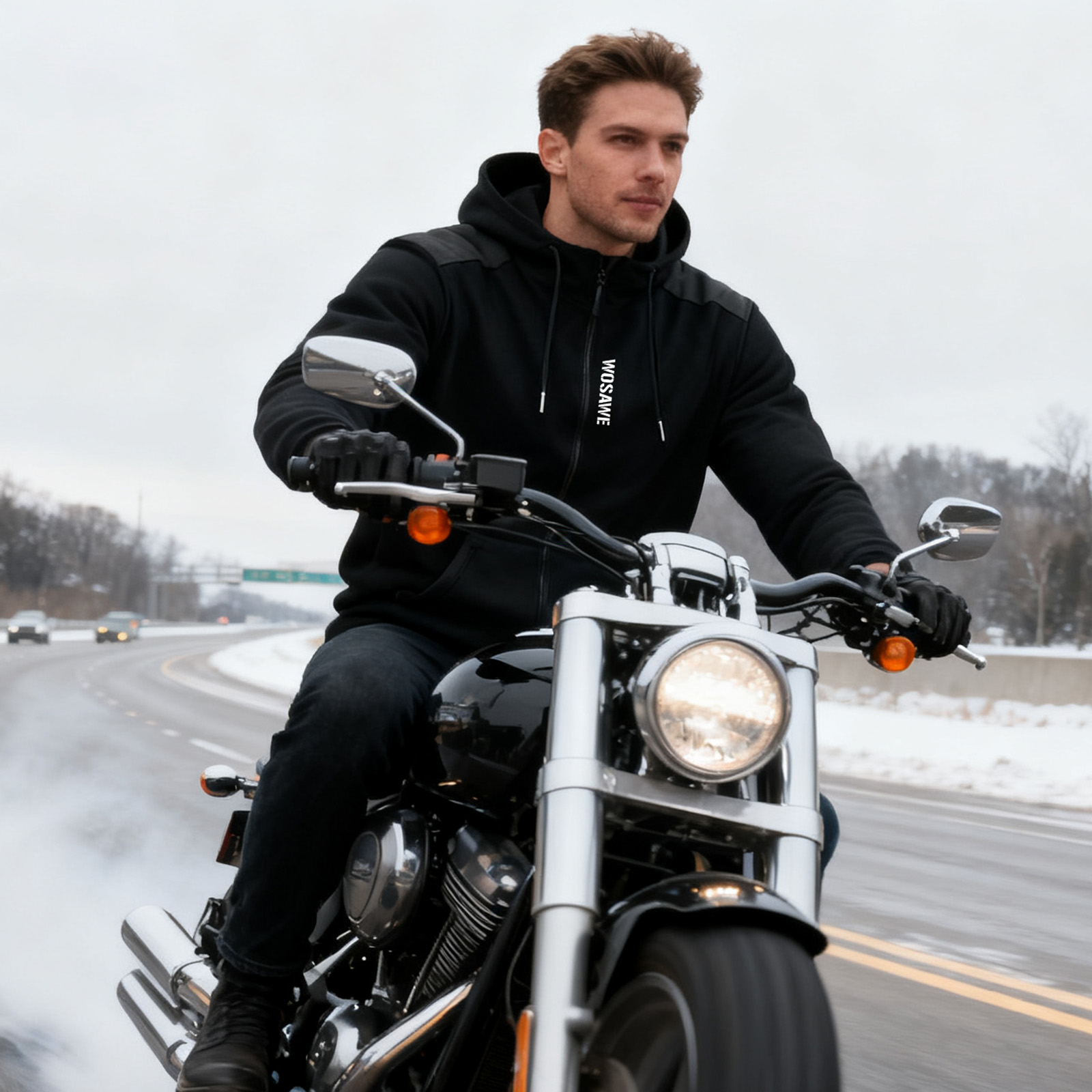 WOSAWE Motosiklet Kapüşonlu Ce - Motorcycle Gear Hoodie incelemesi ve fiyatı