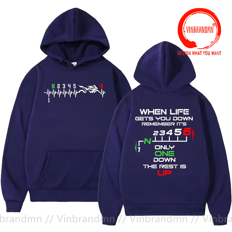 1N23456 Motosiklet Vites Değiş - Motorcycle Gear Hoodie incelemesi ve fiyatı
